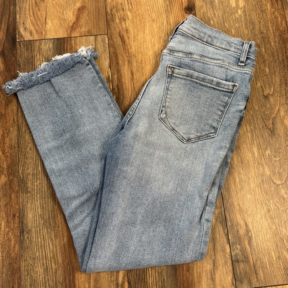 Kensie Light Blue Straight Leg Jeans